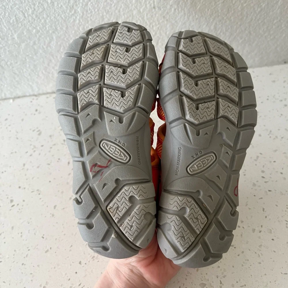 Keen Orange & Red Seacamp lI CNX Hybrid Water Sandals Unisex Toddlers Size 11 - Picture 10 of 15